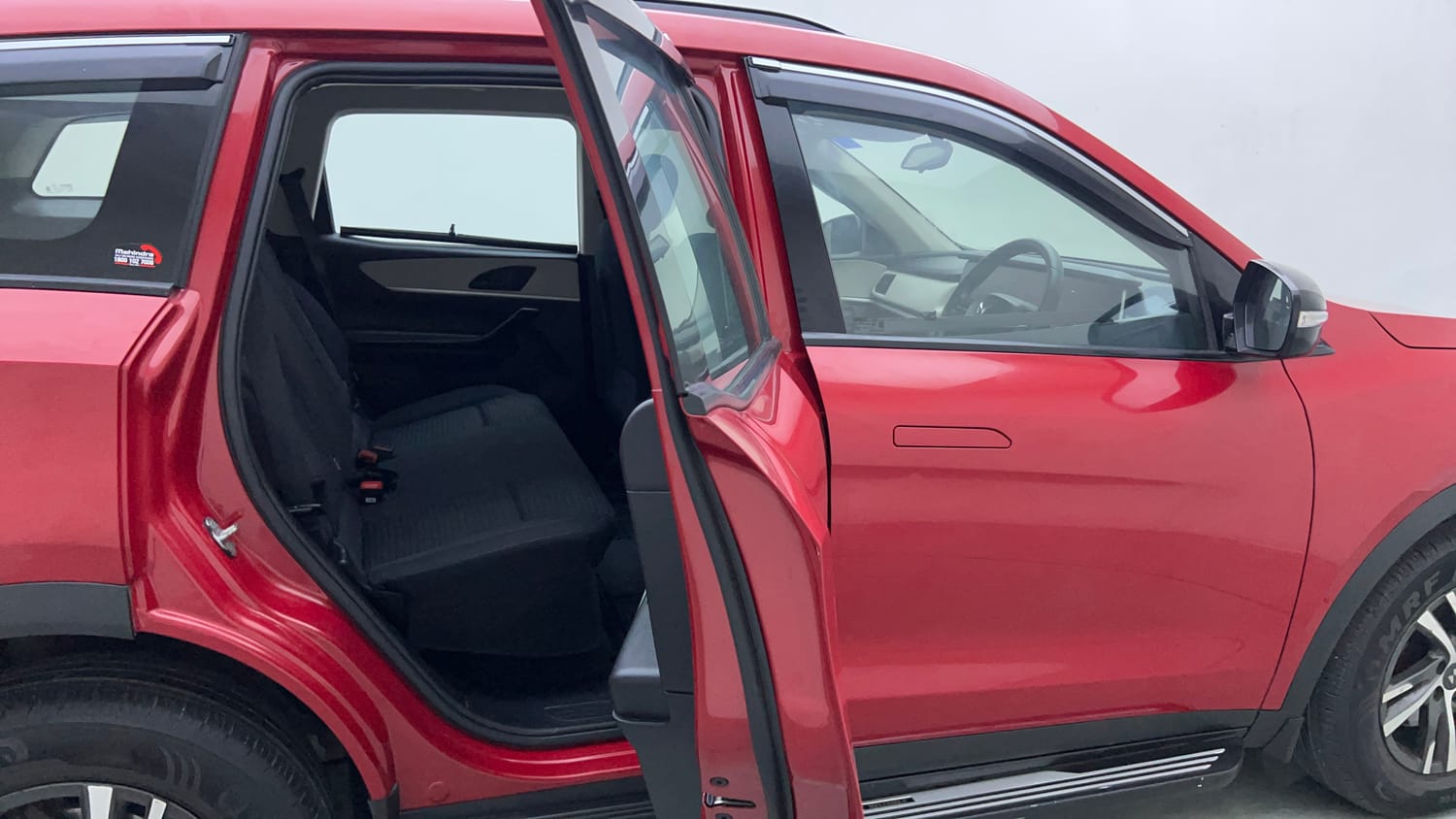 Used 2022 Mahindra XUV700 AX 5 Petrol AT 5 STR Petrol Automatic interior RIGHT SIDE REAR DOOR CABIN VIEW
