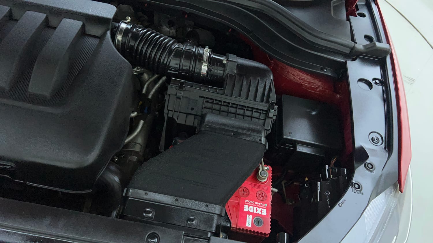 Used 2022 Mahindra XUV700 AX 5 Petrol AT 5 STR Petrol Automatic engine ENGINE LEFT SIDE VIEW