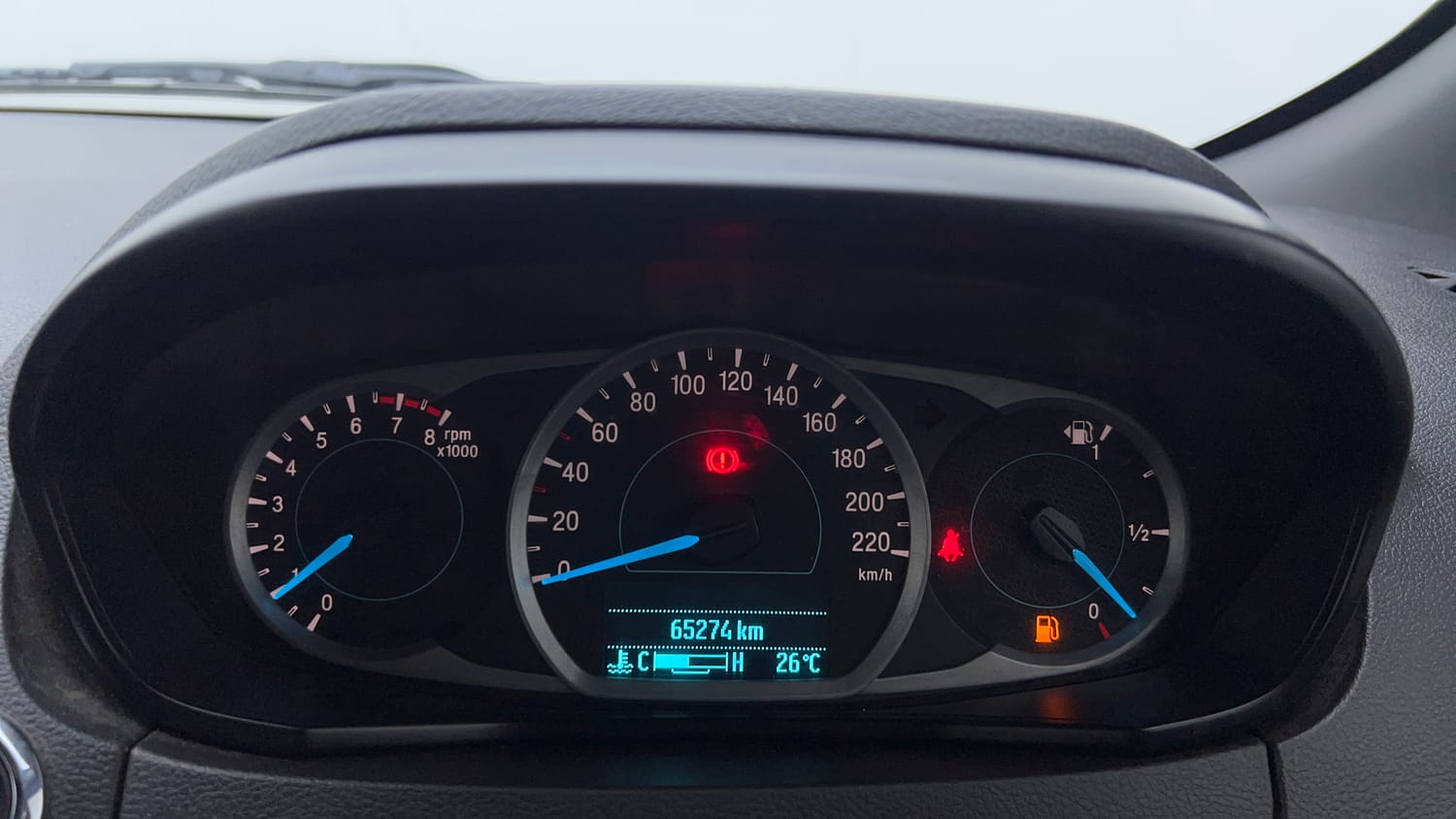Used 2021 Ford Freestyle Titanium 1.2 Ti-VCT Petrol Manual interior CLUSTERMETER VIEW