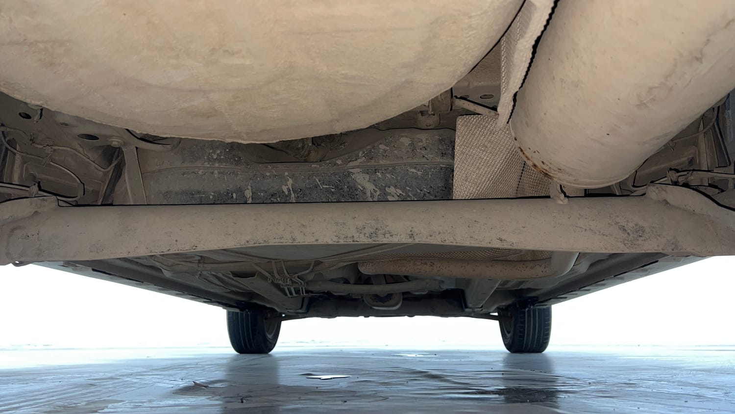 Used 2021 Ford Freestyle Titanium 1.2 Ti-VCT Petrol Manual extra REAR UNDERBODY VIEW (TAKEN FROM REAR)