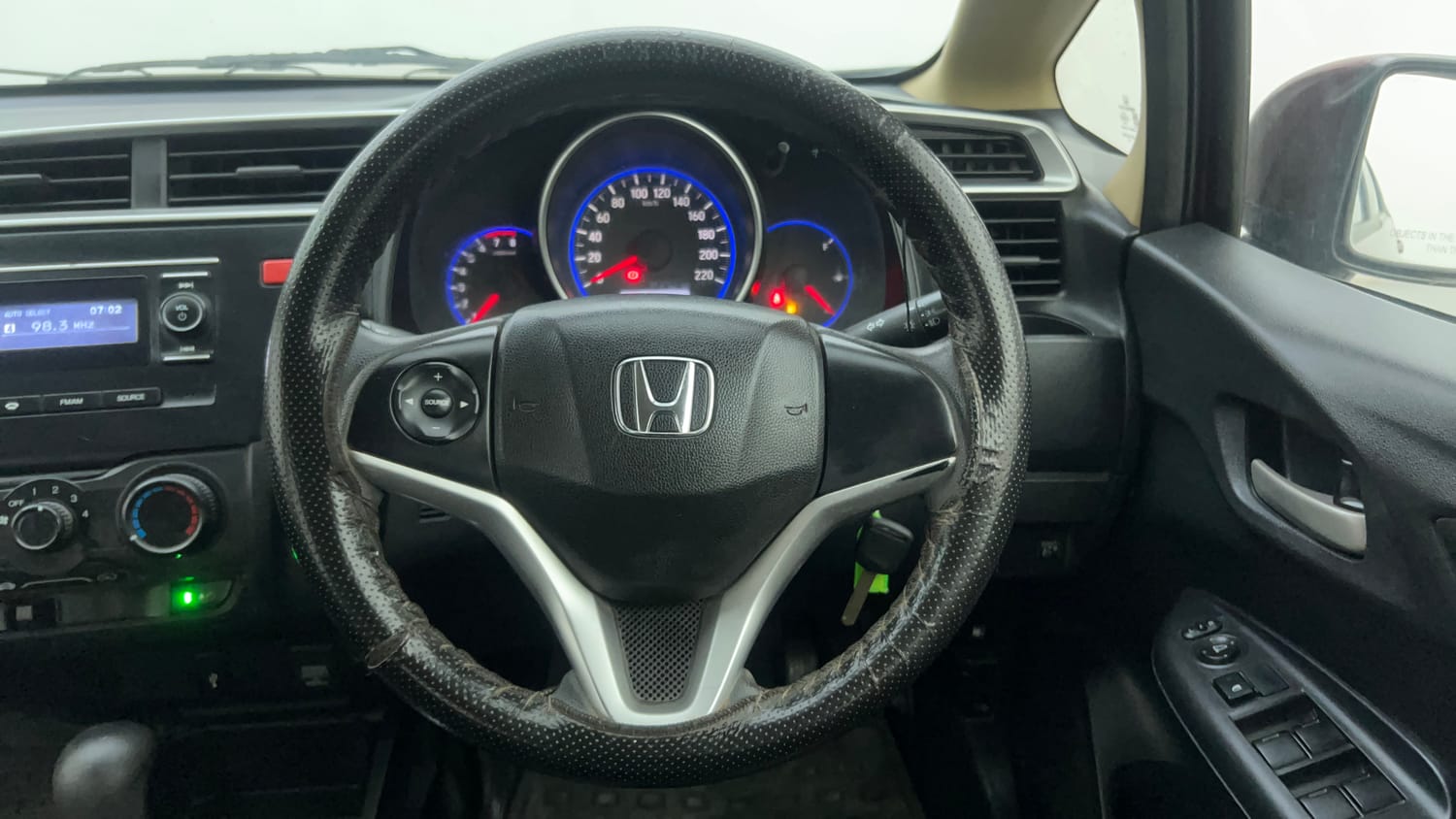 Used 2015 Honda Jazz S AT Petrol Automatic interior STEERING VIEW