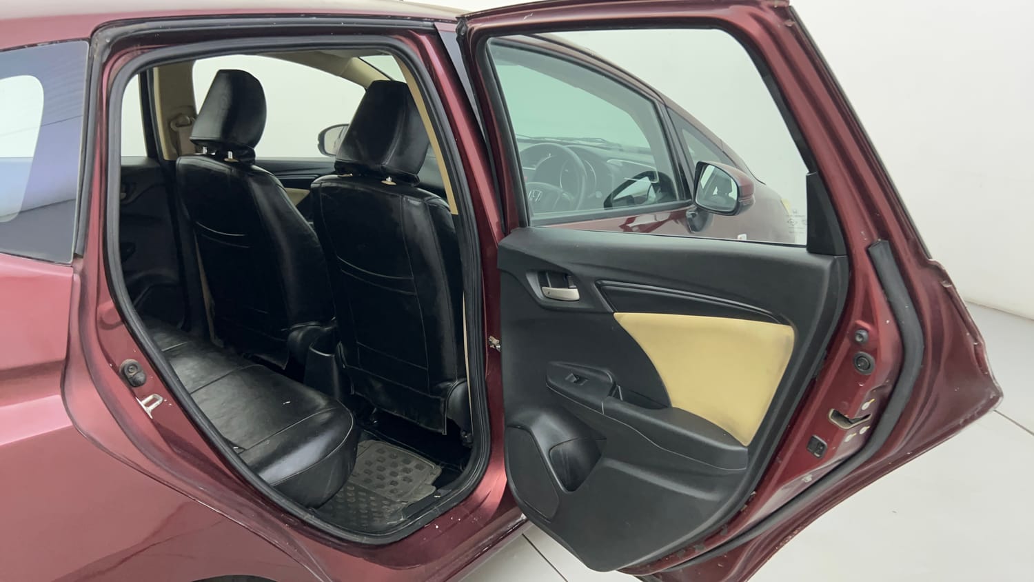 Used 2015 Honda Jazz S AT Petrol Automatic interior RIGHT SIDE REAR DOOR CABIN VIEW