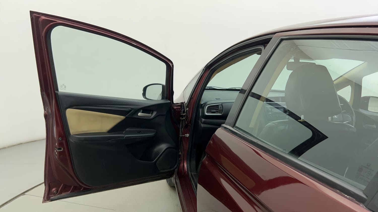 Used 2015 Honda Jazz S AT Petrol Automatic interior LEFT FRONT DOOR OPEN VIEW