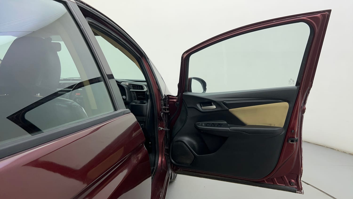 Used 2015 Honda Jazz S AT Petrol Automatic interior RIGHT FRONT DOOR OPEN VIEW