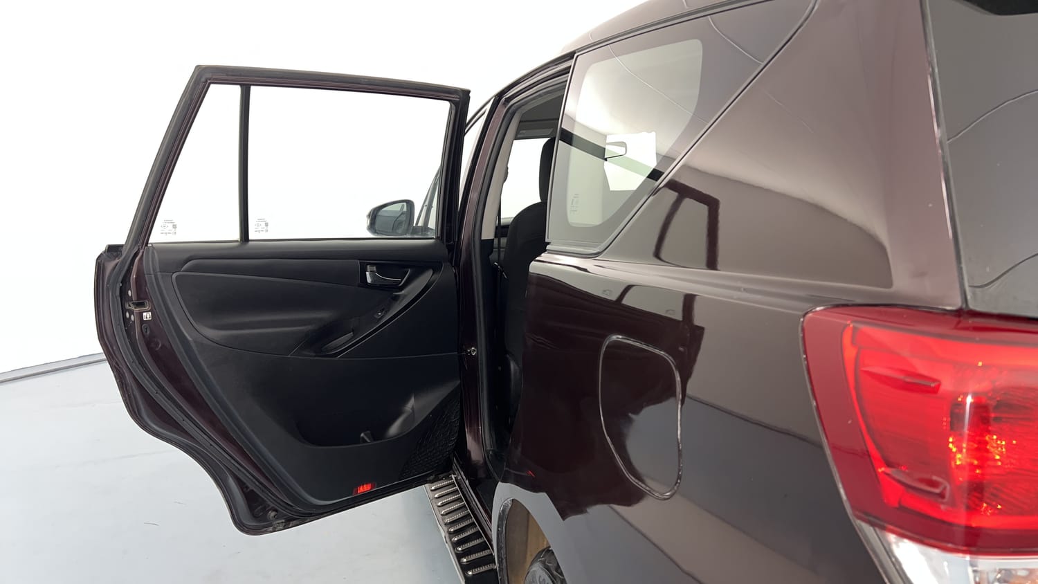 Used 2017 Toyota Innova Crysta 2.4 GX 7 STR Diesel Manual interior LEFT REAR DOOR OPEN VIEW
