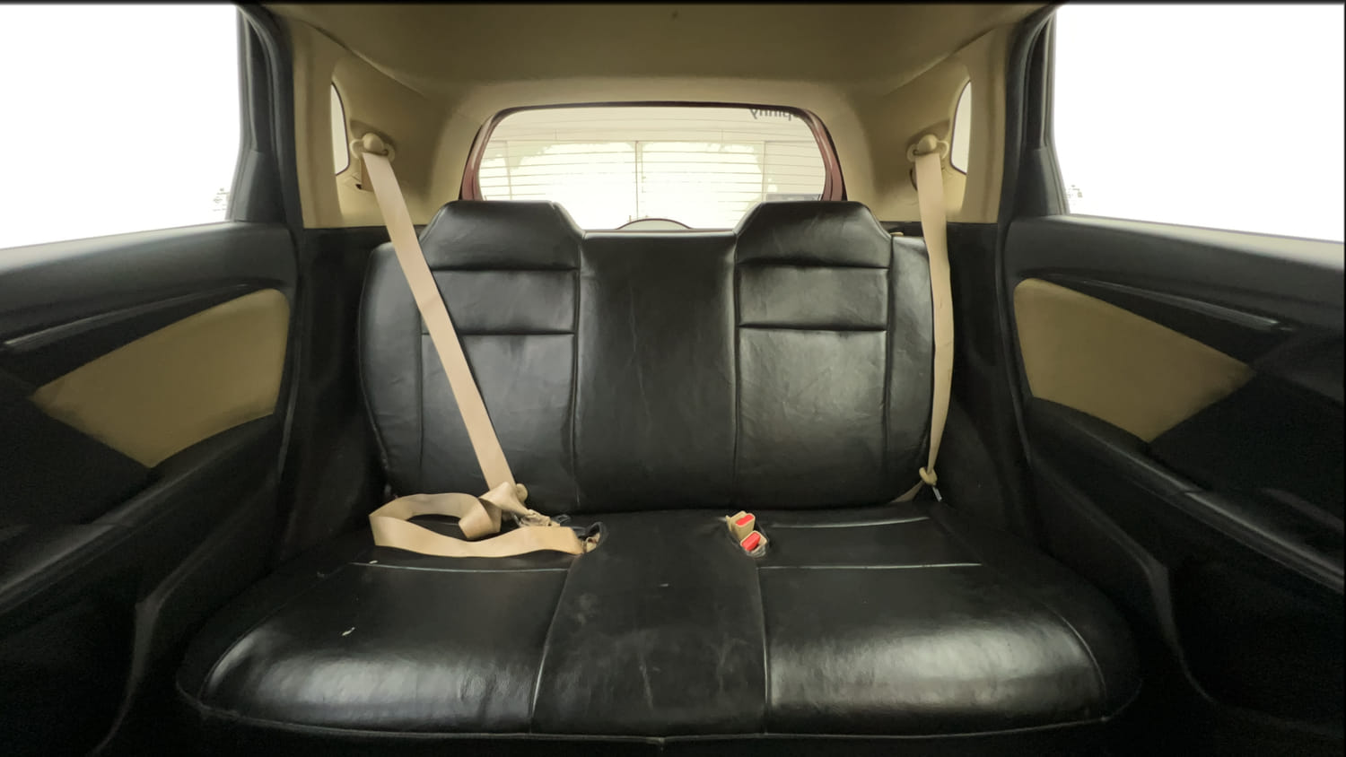 Used 2015 Honda Jazz S AT Petrol Automatic interior REAR SEAT CONDITION VIEW