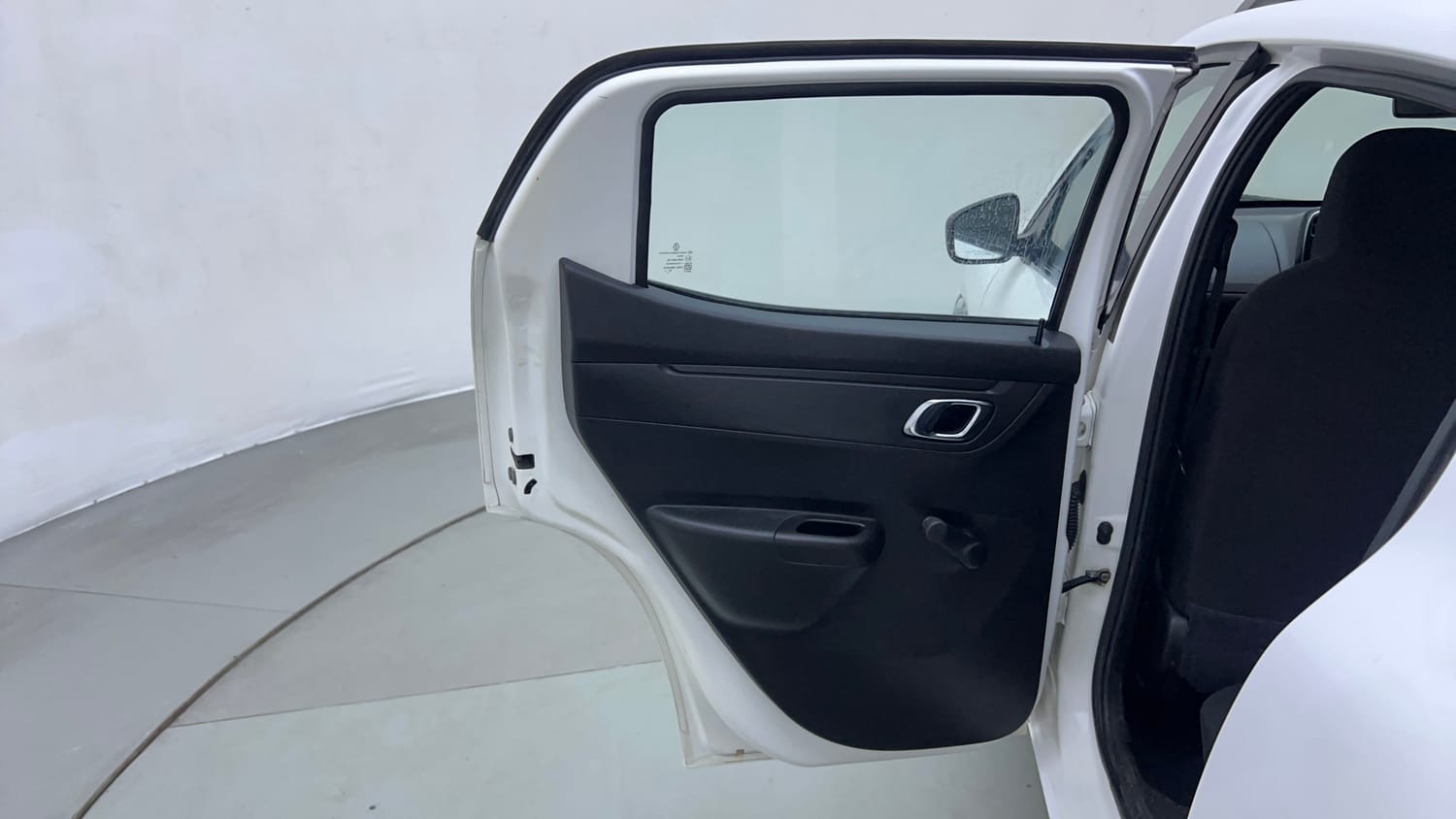 Used 2019 Renault Kwid 1.0 RXT AMT Opt Petrol Automatic interior LEFT REAR DOOR OPEN VIEW