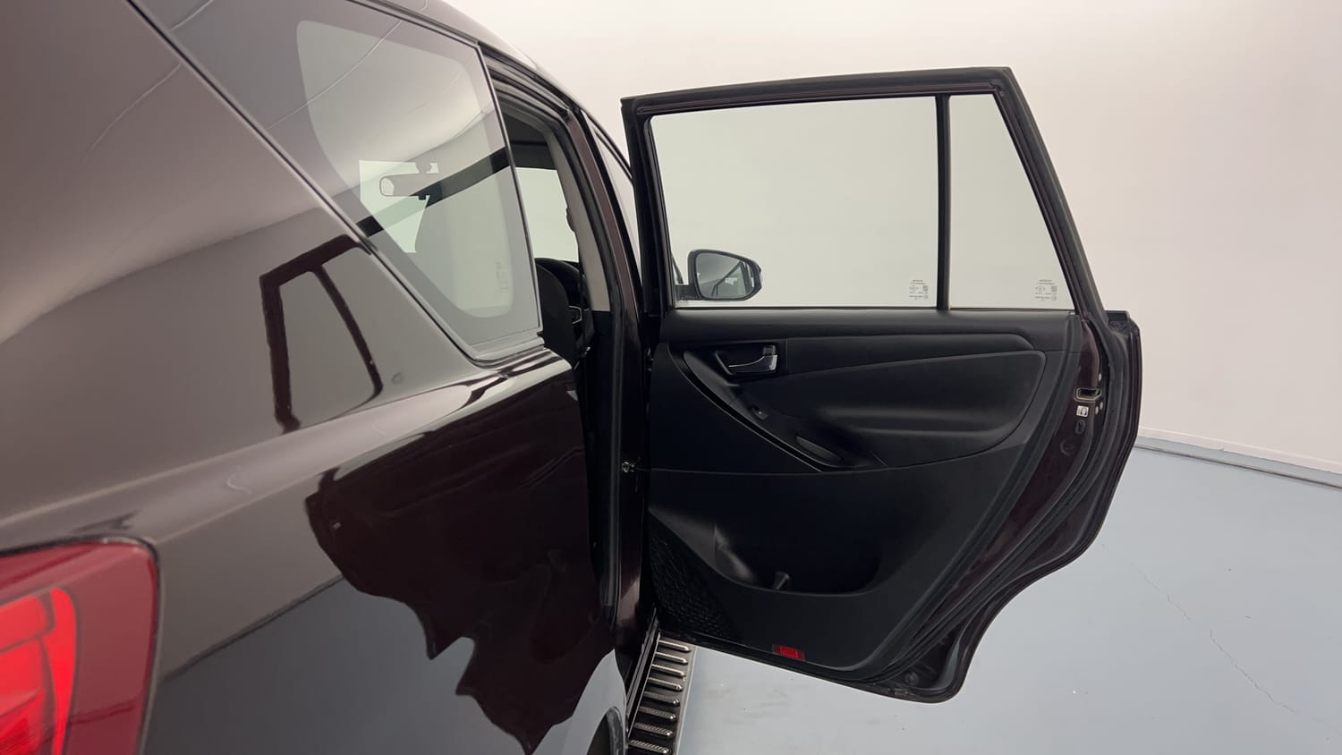 Used 2017 Toyota Innova Crysta 2.4 GX 7 STR Diesel Manual interior RIGHT REAR DOOR OPEN VIEW