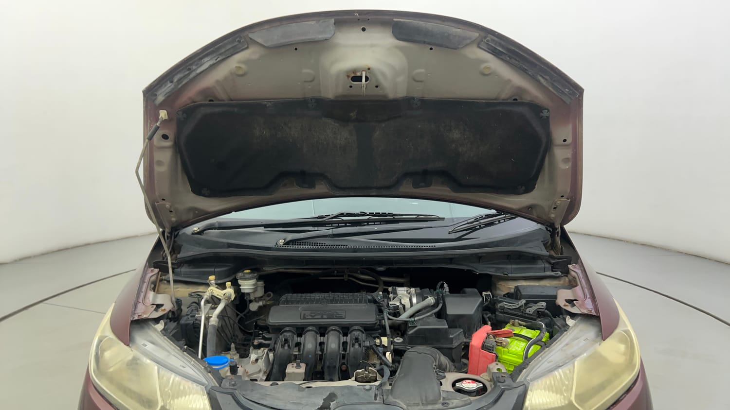 Used 2015 Honda Jazz S AT Petrol Automatic engine ENGINE & BONNET OPEN FRONT VIEW