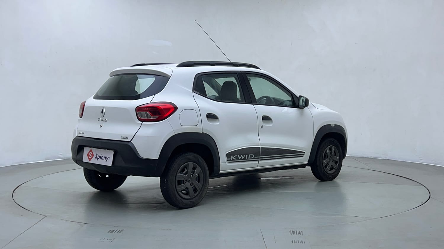 Used 2019 Renault Kwid 1.0 RXT AMT Opt Petrol Automatic exterior RIGHT REAR CORNER VIEW