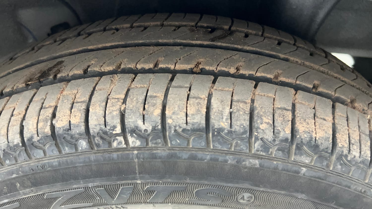Used 2022 Hyundai Santro Sportz Petrol Manual tyres LEFT REAR TYRE TREAD VIEW
