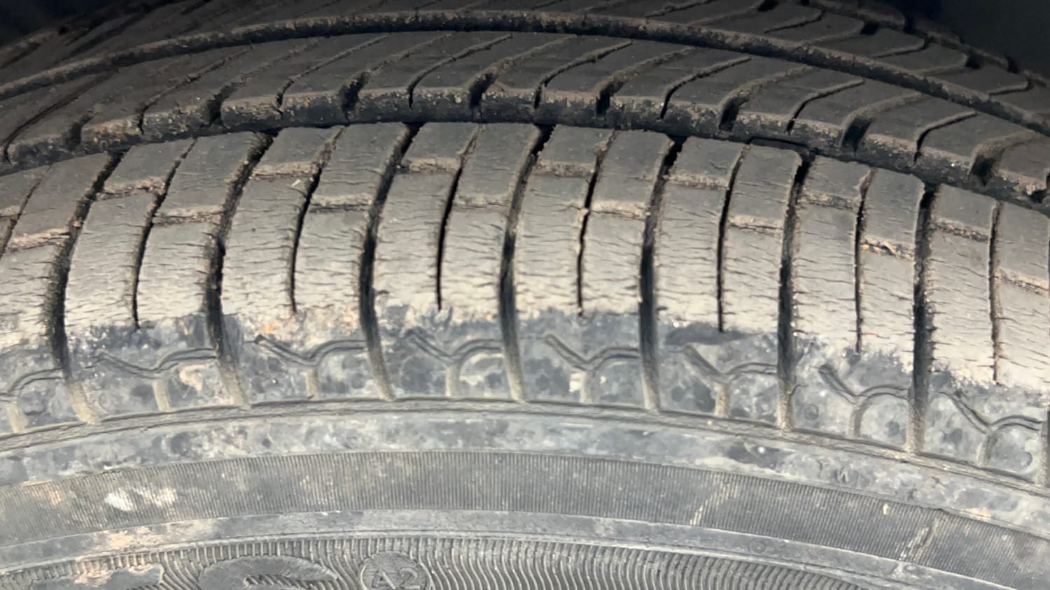 Used 2022 Hyundai Santro Sportz Petrol Manual tyres RIGHT FRONT TYRE TREAD VIEW