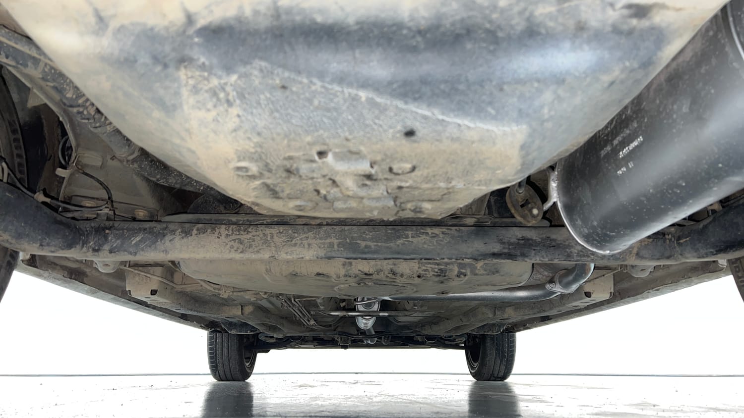 Used 2020 Tata Tiago XZ Plus Dual Tone Petrol Manual extra REAR UNDERBODY VIEW (TAKEN FROM REAR)