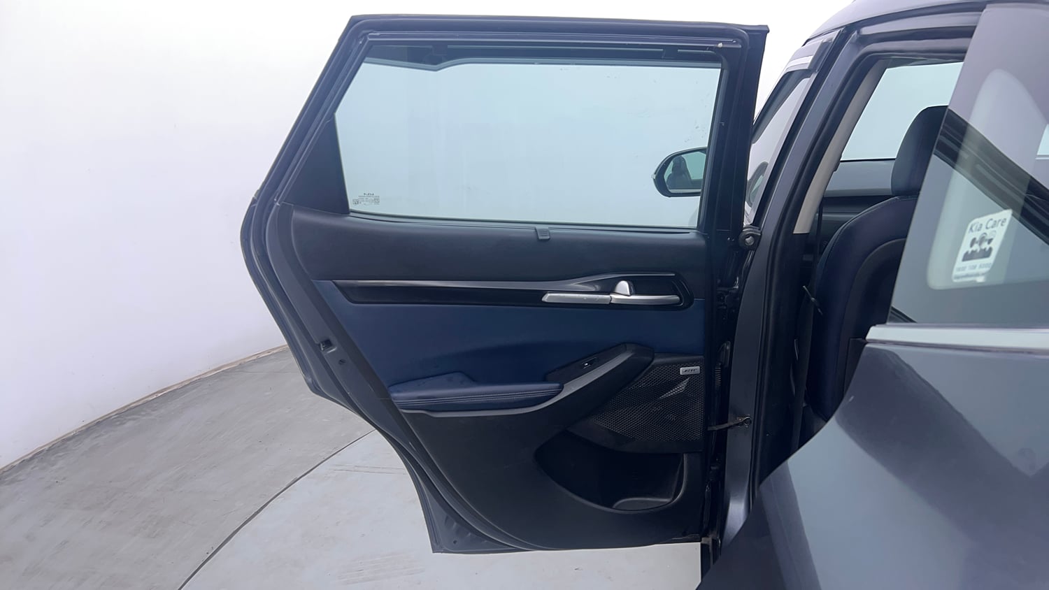 Used 2022 Kia Seltos X Line 1.5 Diesel AT Diesel Automatic interior LEFT REAR DOOR OPEN VIEW