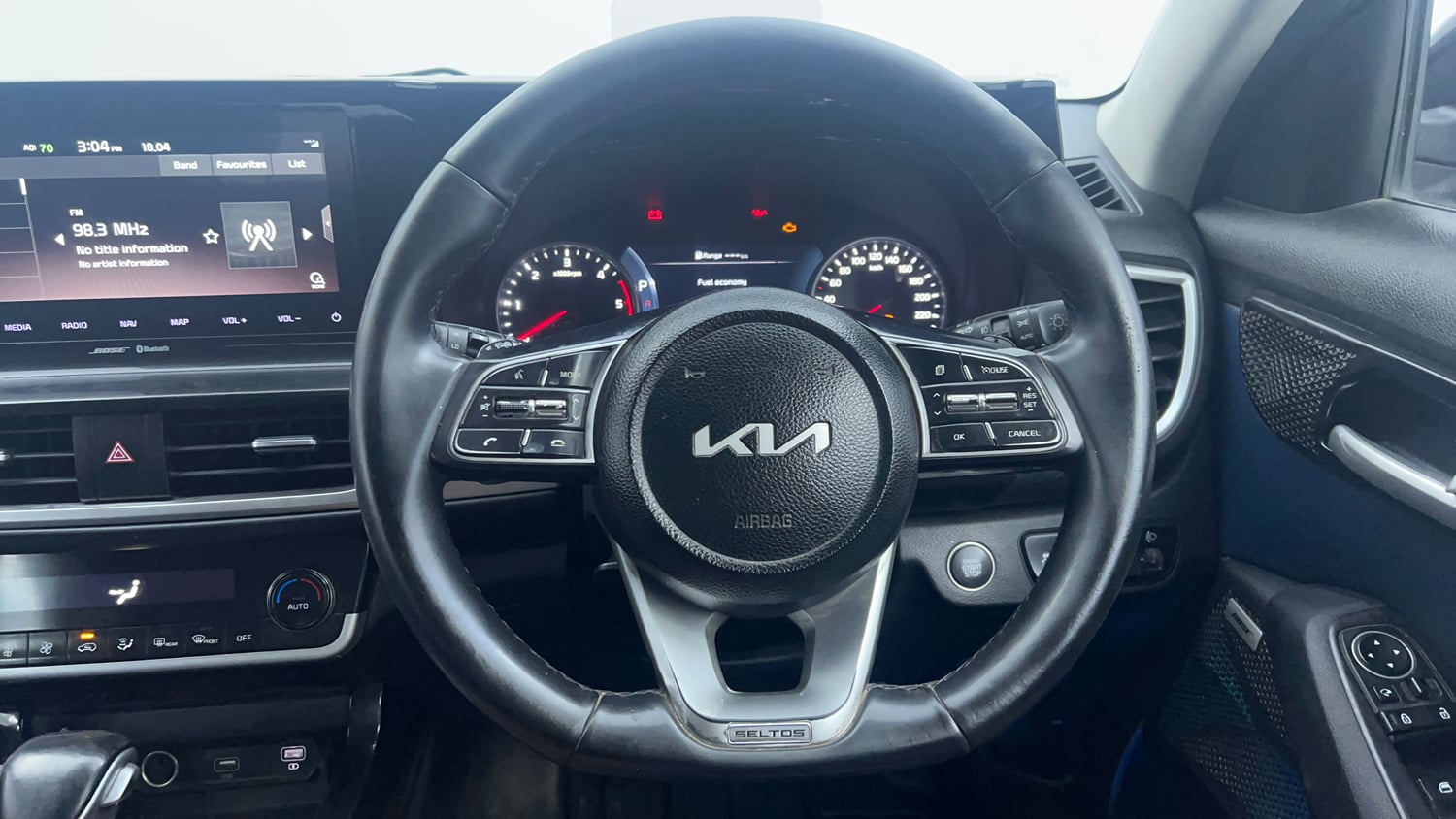 Used 2022 Kia Seltos X Line 1.5 Diesel AT Diesel Automatic interior STEERING VIEW