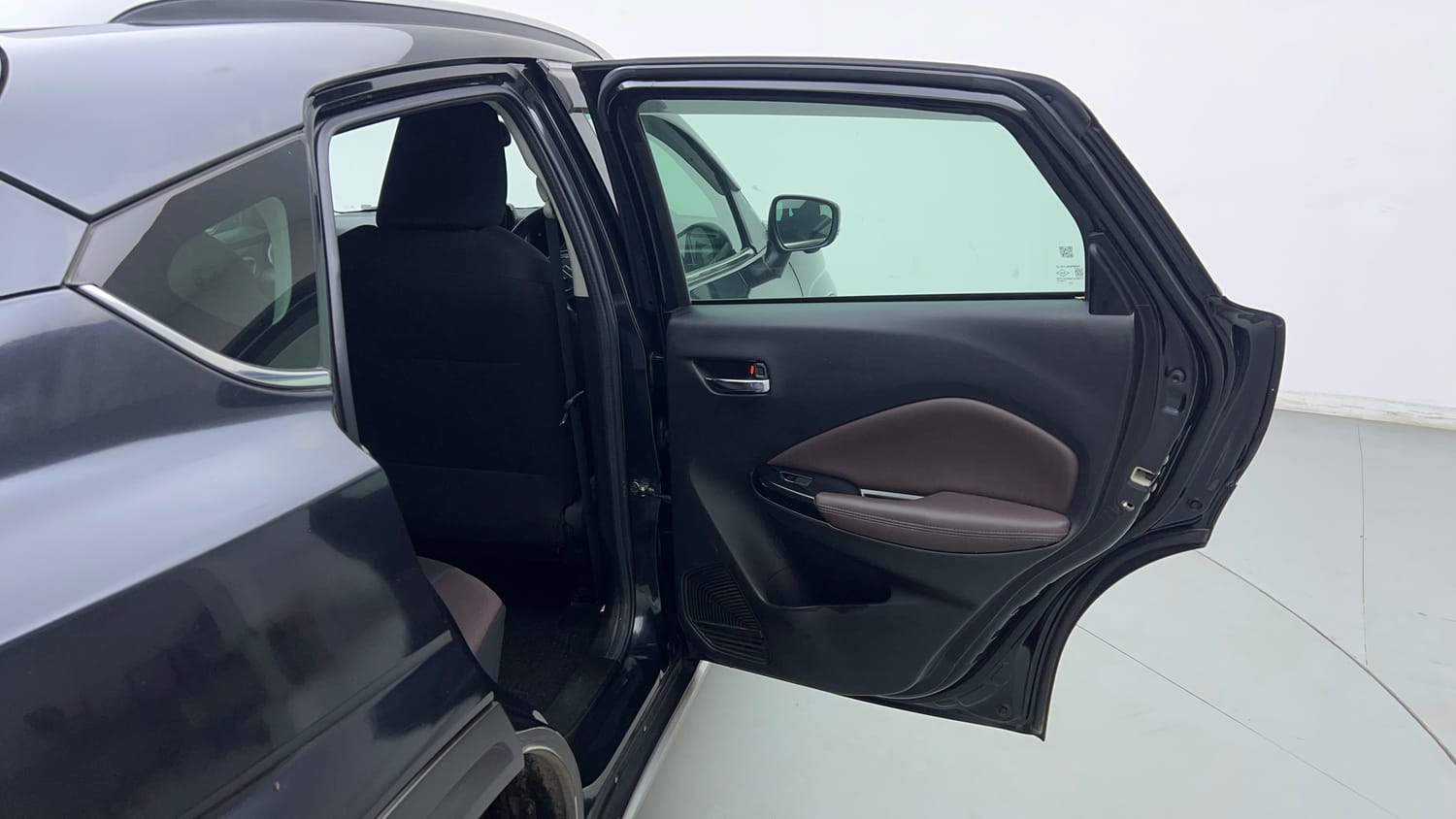 Used 2024 Maruti Suzuki Fronx Alpha 1.0L Turbo 6 AT Petrol Automatic interior RIGHT REAR DOOR OPEN VIEW
