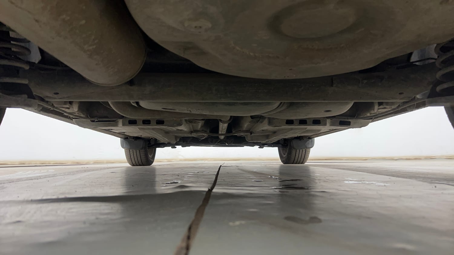 Used 2019 Volkswagen Polo Highline Plus 1.5 (D) 16 Alloy Diesel Manual extra REAR UNDERBODY VIEW (TAKEN FROM REAR)