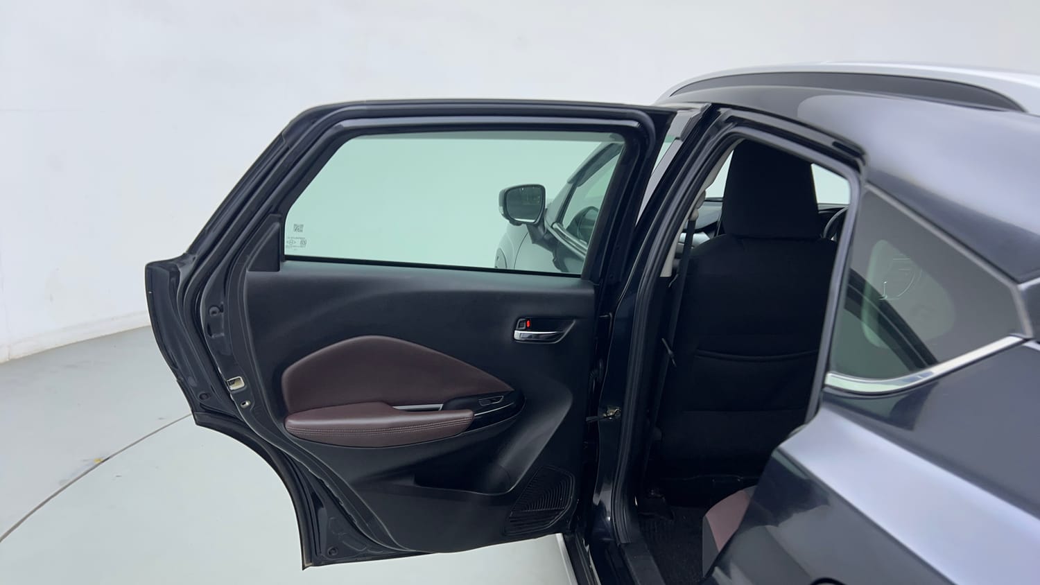 Used 2024 Maruti Suzuki Fronx Alpha 1.0L Turbo 6 AT Petrol Automatic interior LEFT REAR DOOR OPEN VIEW