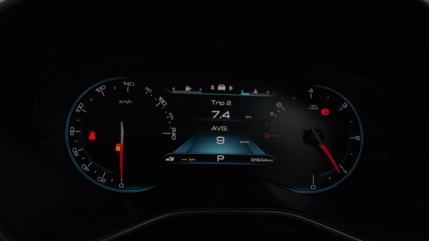 Used 2020 MG Motors Hector Sharp 1.5 DCT Petrol Petrol Automatic interior CLUSTERMETER VIEW