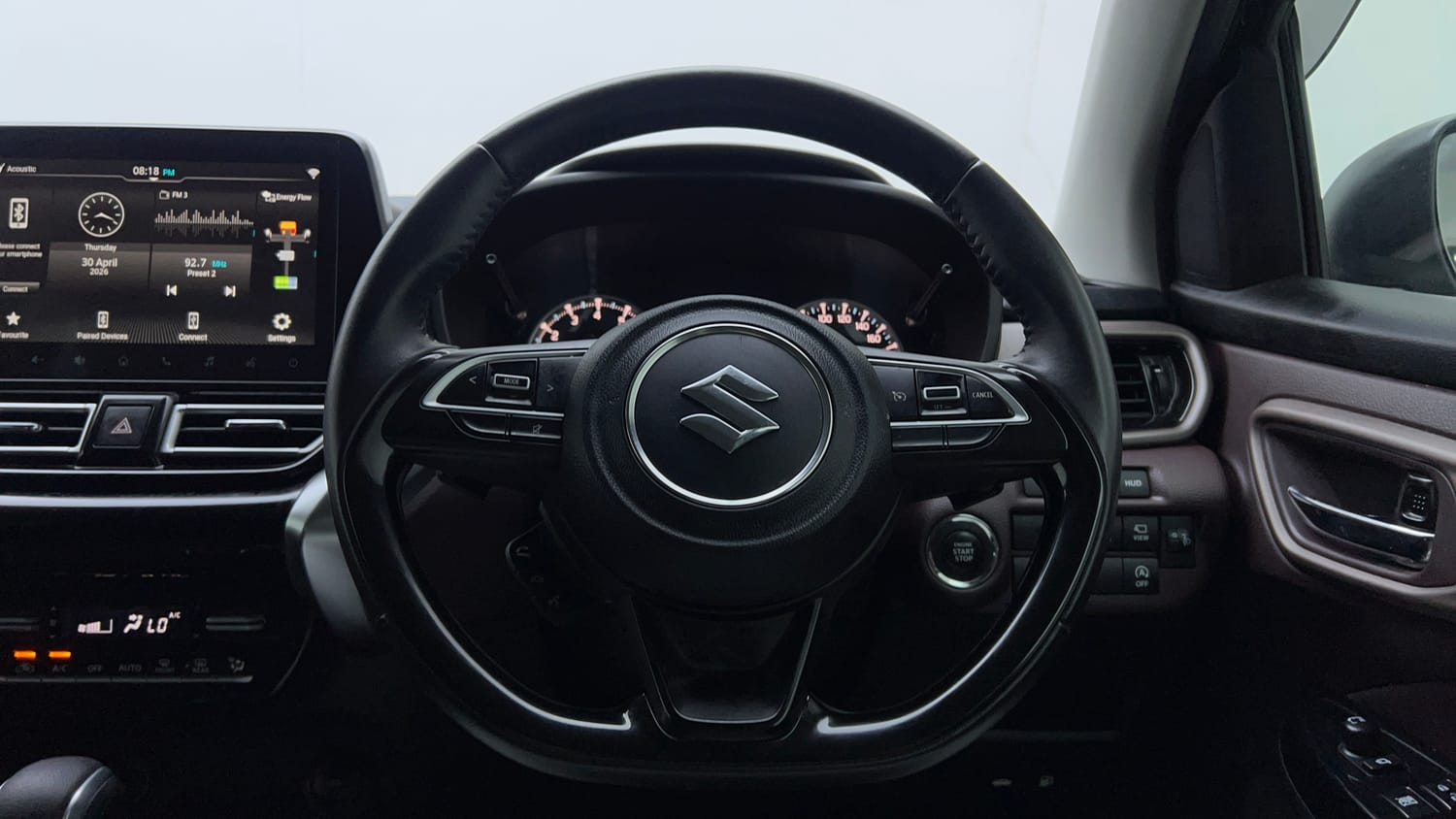 Used 2024 Maruti Suzuki Fronx Alpha 1.0L Turbo 6 AT Petrol Automatic interior STEERING VIEW