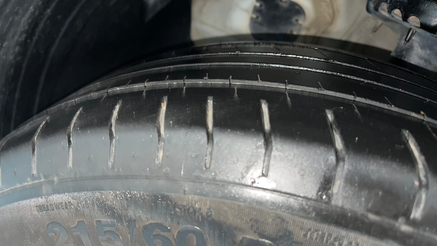 Used 2022 Hyundai Creta SX 1.5 Petrol Petrol Manual tyres LEFT FRONT TYRE TREAD VIEW