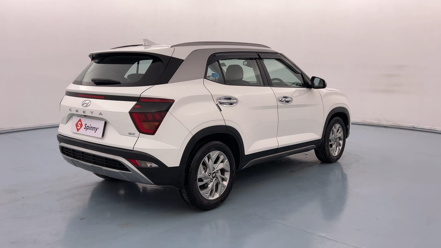 Used 2022 Hyundai Creta SX 1.5 Petrol Petrol Manual exterior RIGHT REAR CORNER VIEW