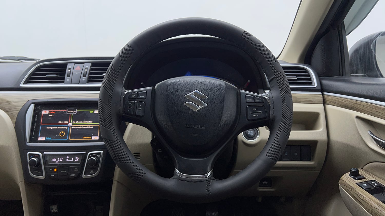 Used 2021 Maruti Suzuki Ciaz Alpha Hybrid 1.5 Petrol Manual interior STEERING VIEW