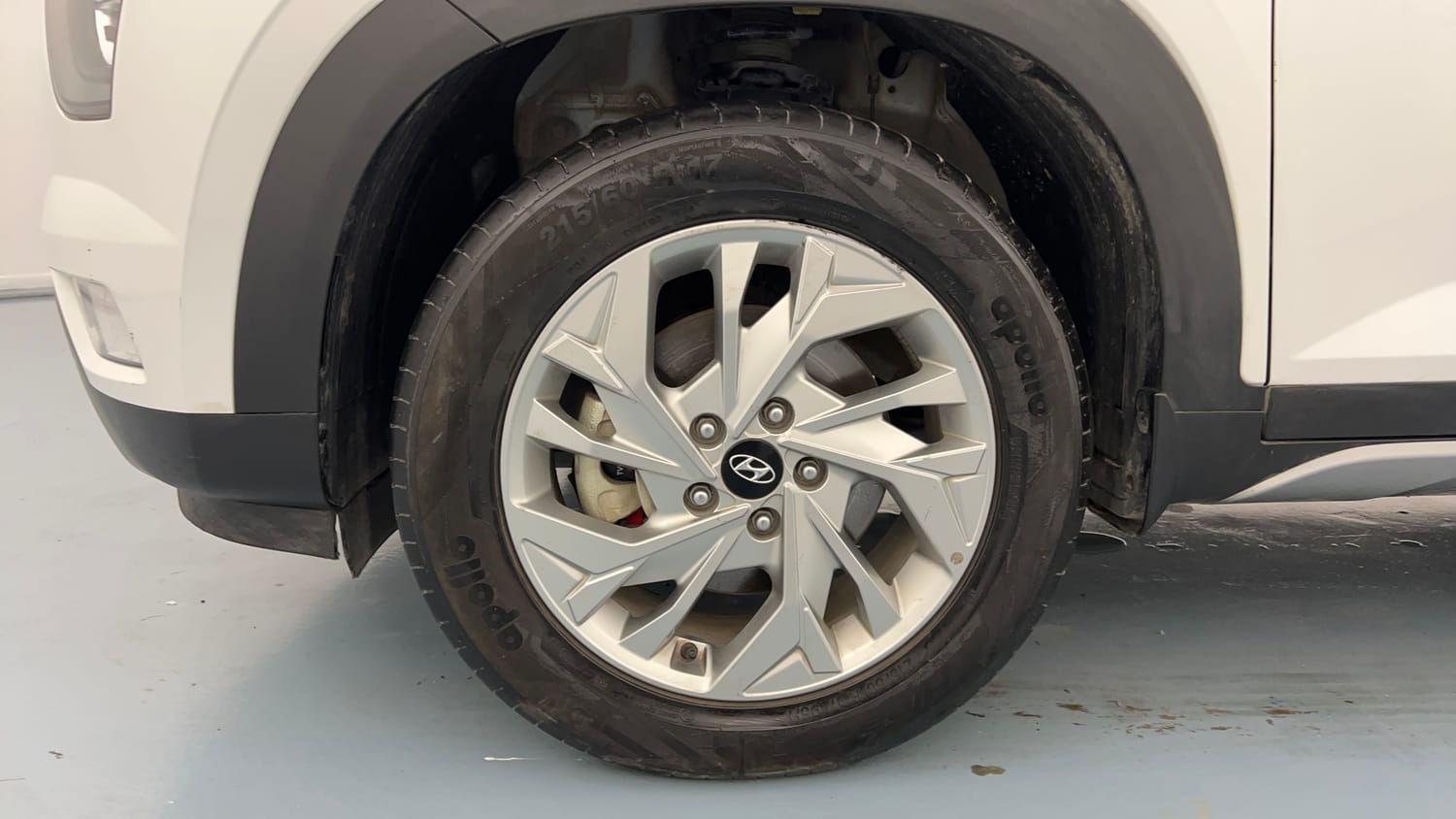 Used 2022 Hyundai Creta SX 1.5 Petrol Petrol Manual tyres LEFT FRONT TYRE RIM VIEW