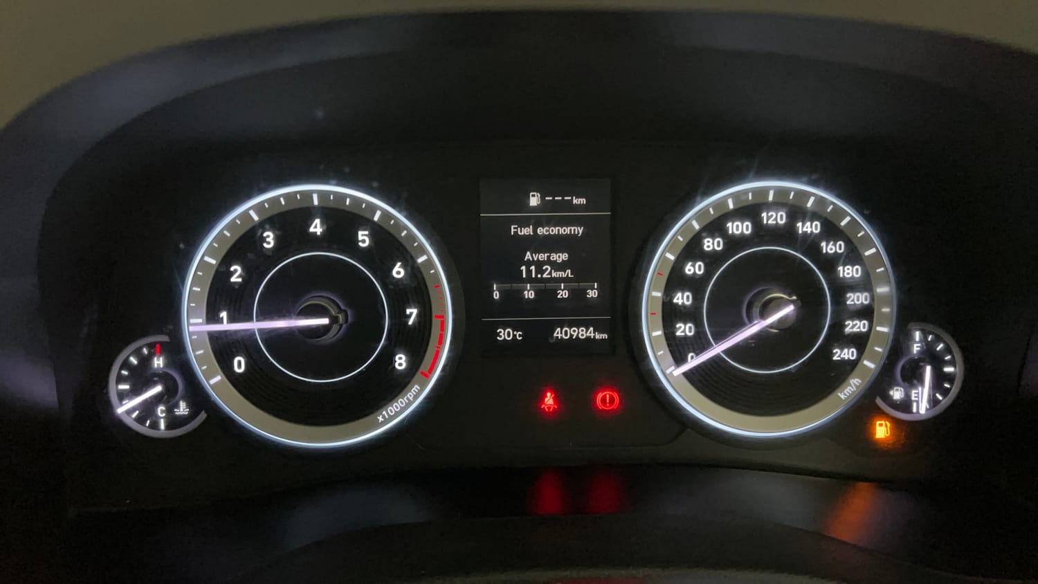 Used 2022 Hyundai Creta SX 1.5 Petrol Petrol Manual interior CLUSTERMETER VIEW