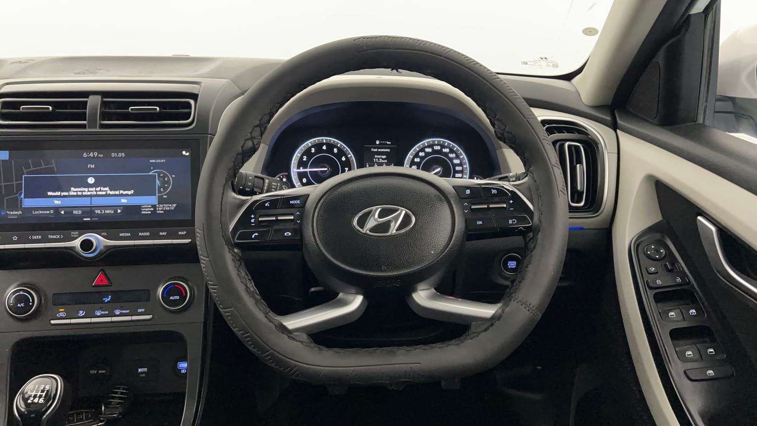 Used 2022 Hyundai Creta SX 1.5 Petrol Petrol Manual interior STEERING VIEW