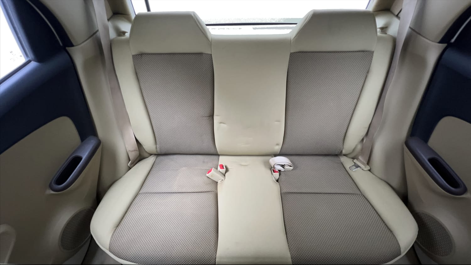 Used 2013 Honda Brio VX MT Petrol Manual interior REAR SEAT CONDITION VIEW