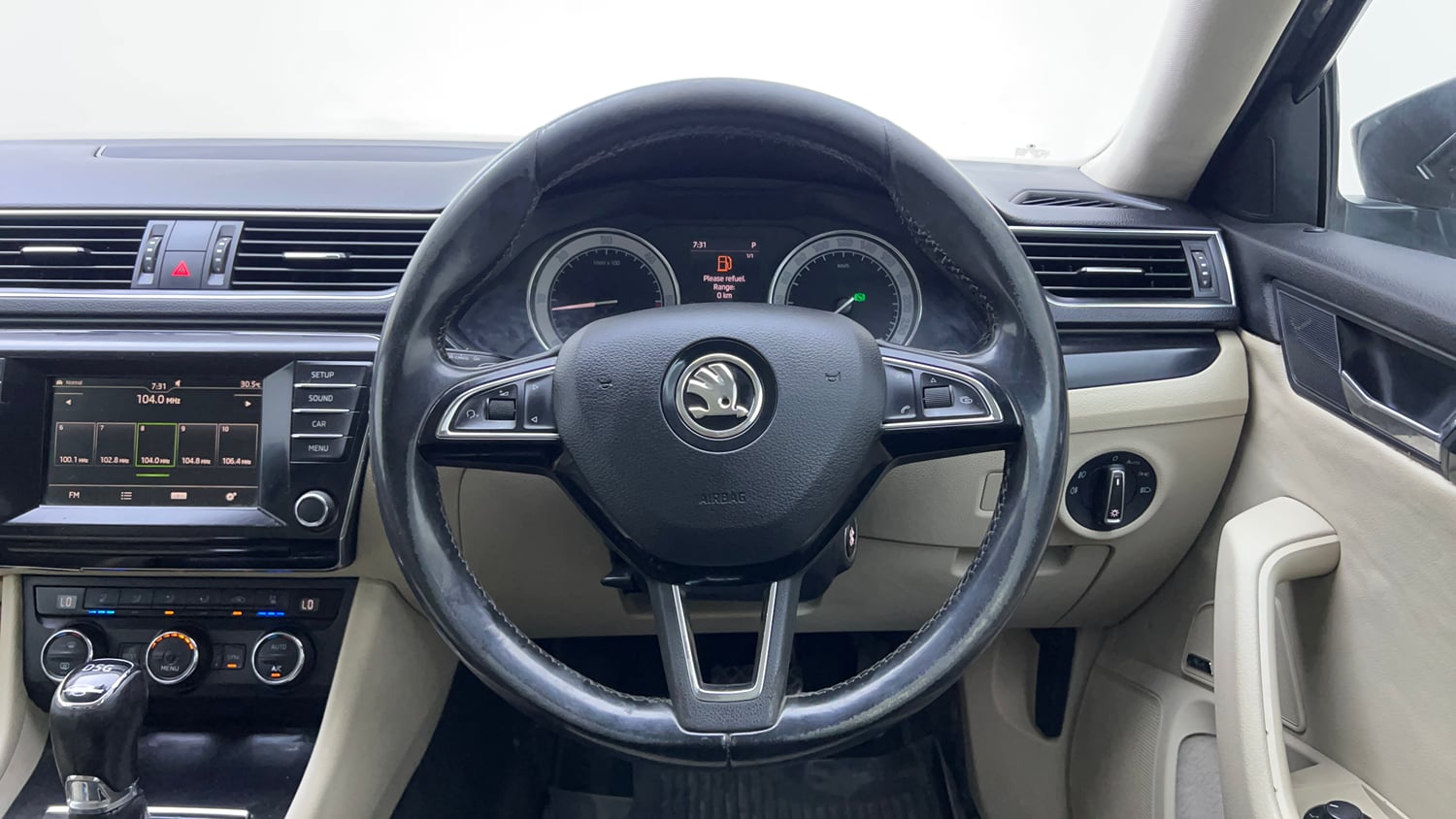 Used 2016 Skoda Superb L&K TDI AT Diesel Automatic interior STEERING VIEW