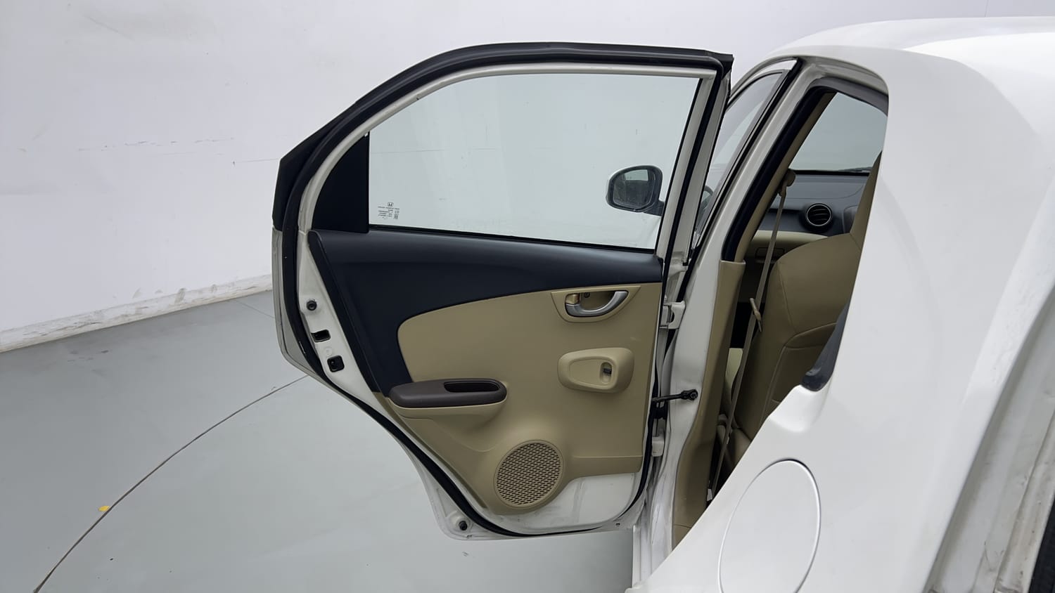 Used 2013 Honda Brio VX MT Petrol Manual interior LEFT REAR DOOR OPEN VIEW