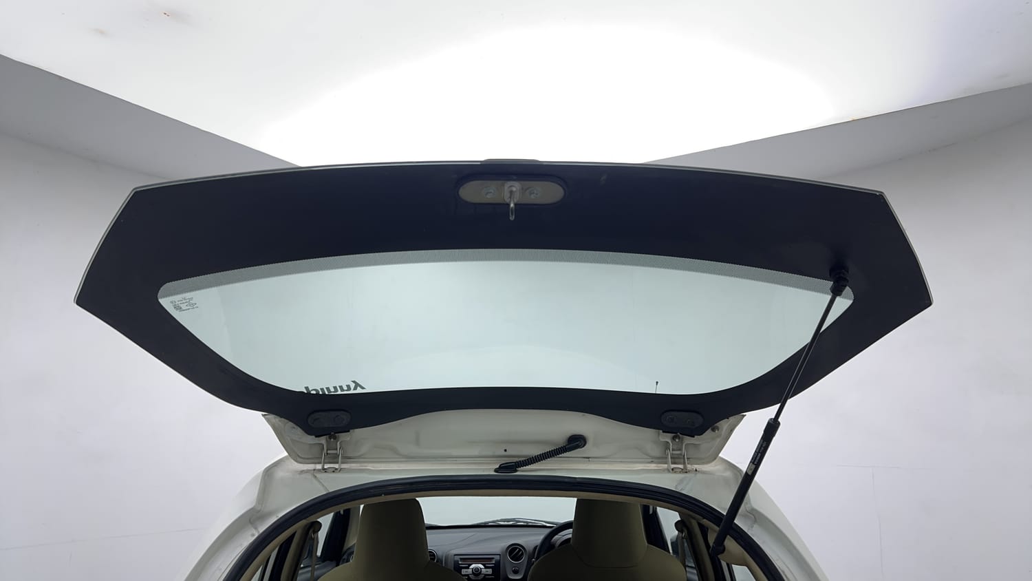 Used 2013 Honda Brio VX MT Petrol Manual interior DICKY DOOR OPEN VIEW
