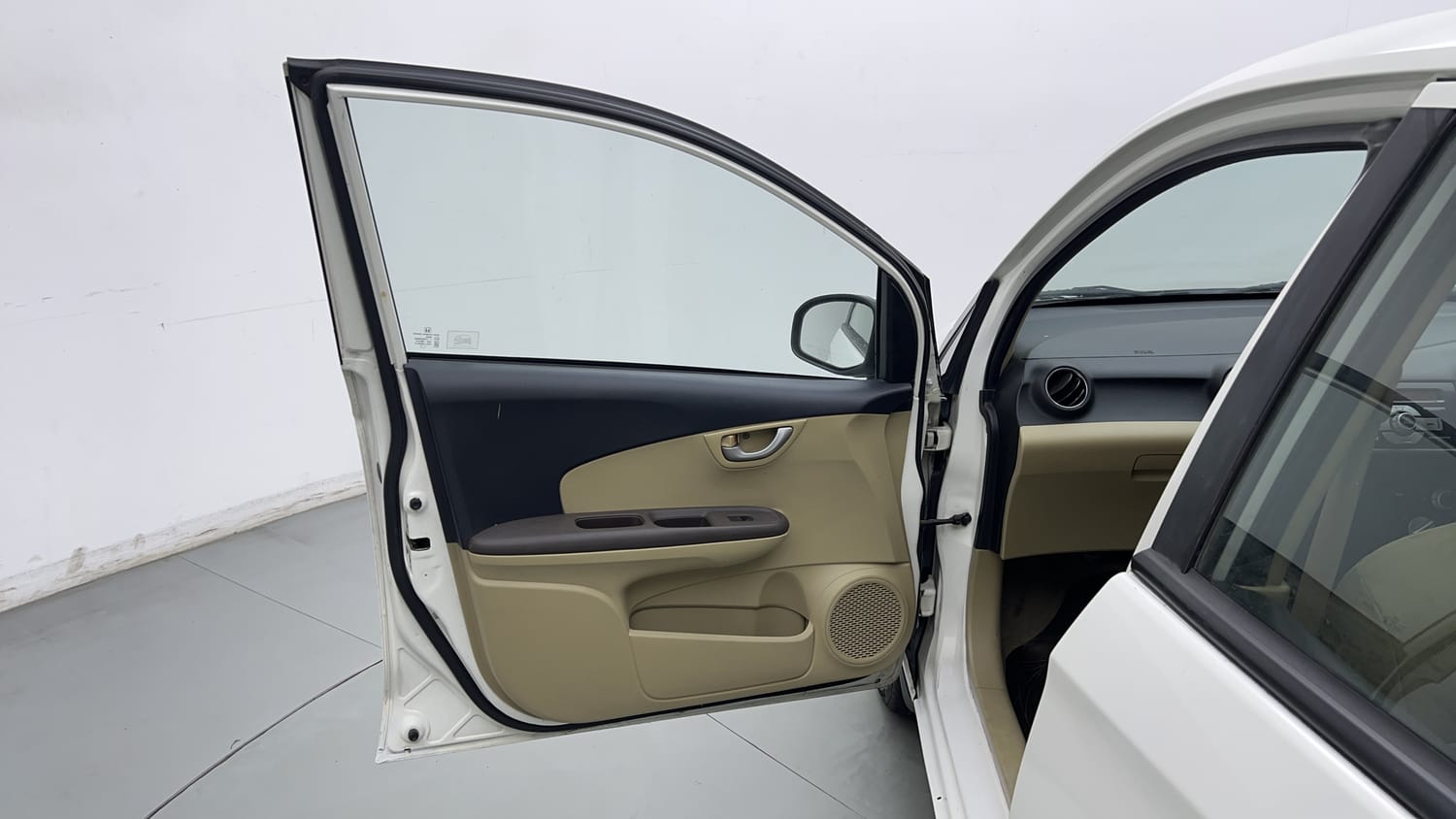 Used 2013 Honda Brio VX MT Petrol Manual interior LEFT FRONT DOOR OPEN VIEW