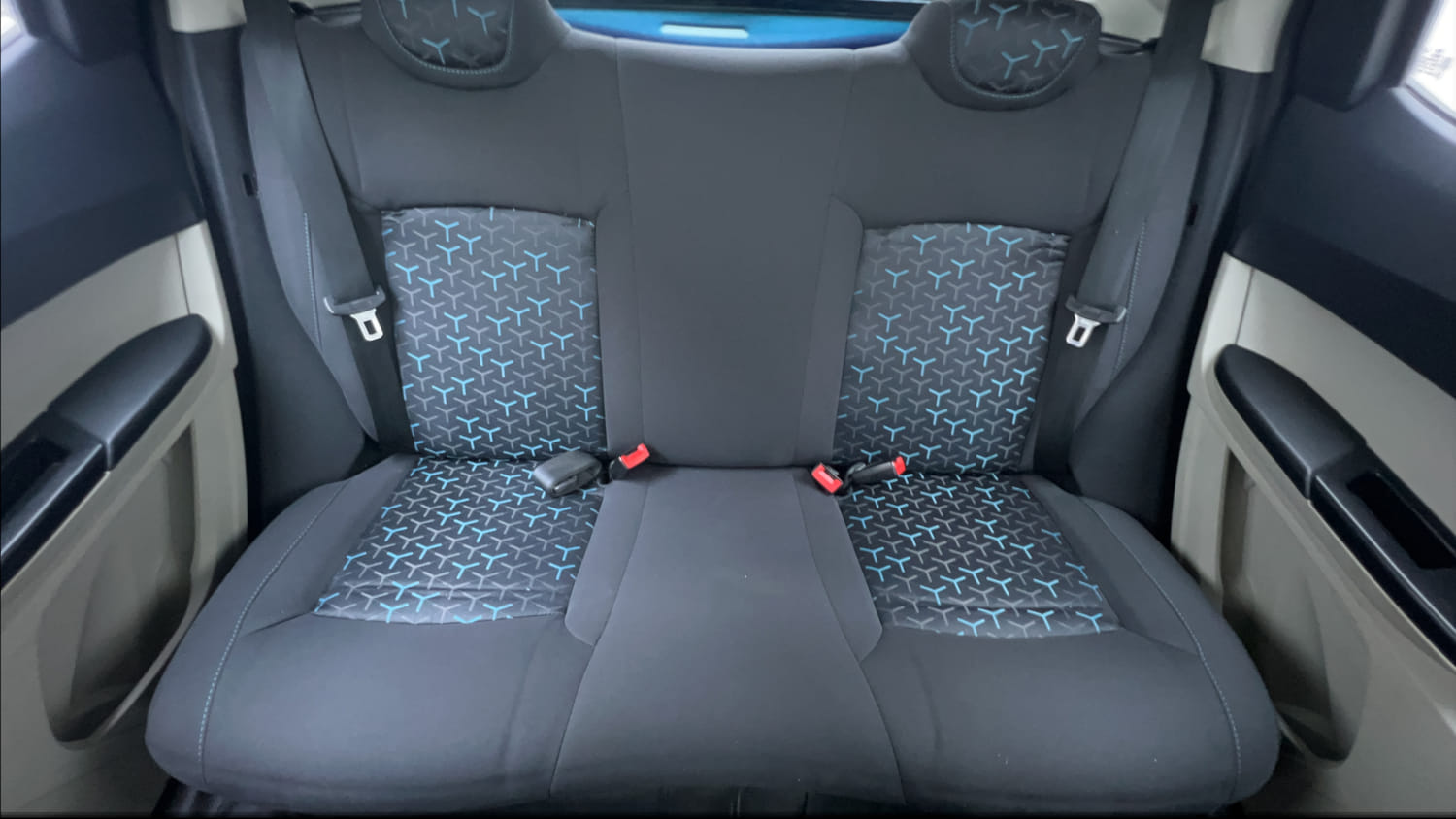 Used 2023 Tata Tiago EV XT Long Range Electric Automatic interior REAR SEAT CONDITION VIEW