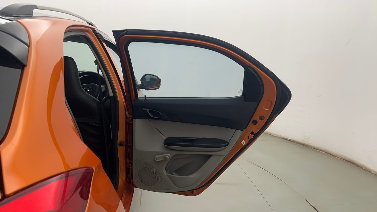 Used 2018 Tata Tiago Revotron XE Petrol Manual interior RIGHT REAR DOOR OPEN VIEW