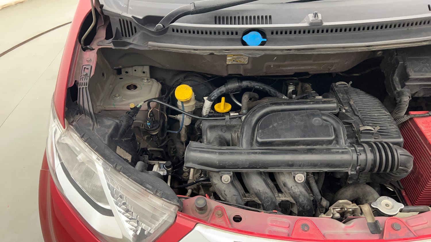 Used 2017 Datsun Redi-GO T (O) Petrol Manual engine ENGINE RIGHT SIDE VIEW