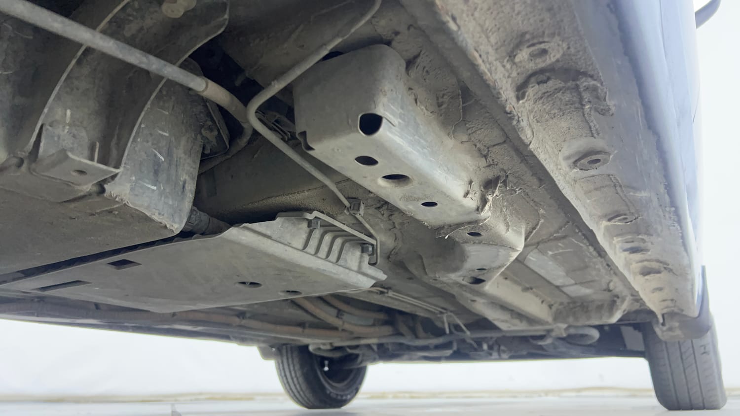 Used 2023 Tata Tiago EV XT Long Range Electric Automatic extra REAR RIGHT UNDERBODY VIEW