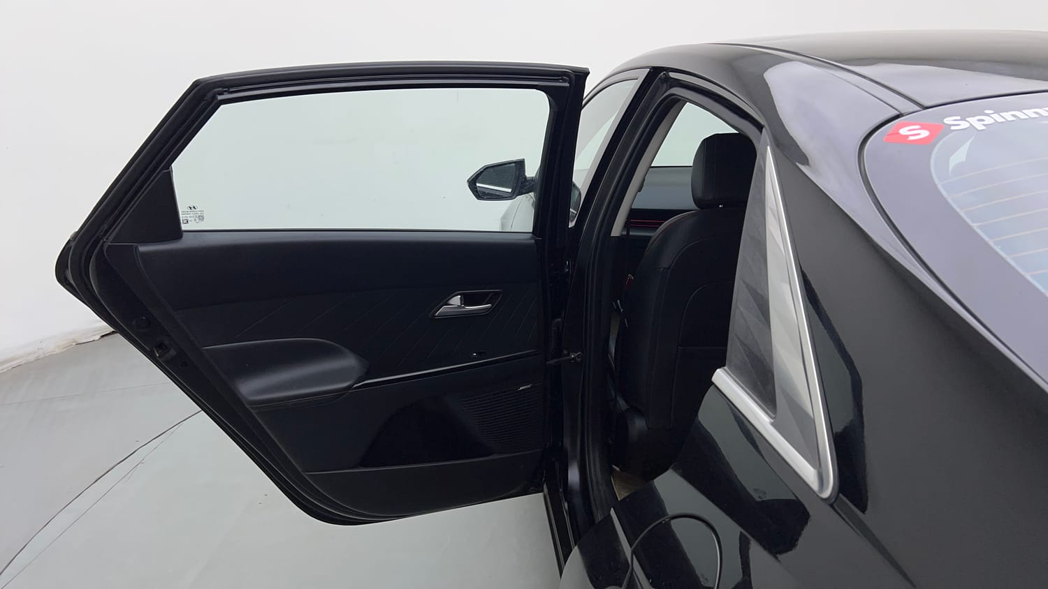 Used 2023 Hyundai Verna SX (O) 1.5 Turbo Petrol DCT Petrol Automatic interior LEFT REAR DOOR OPEN VIEW