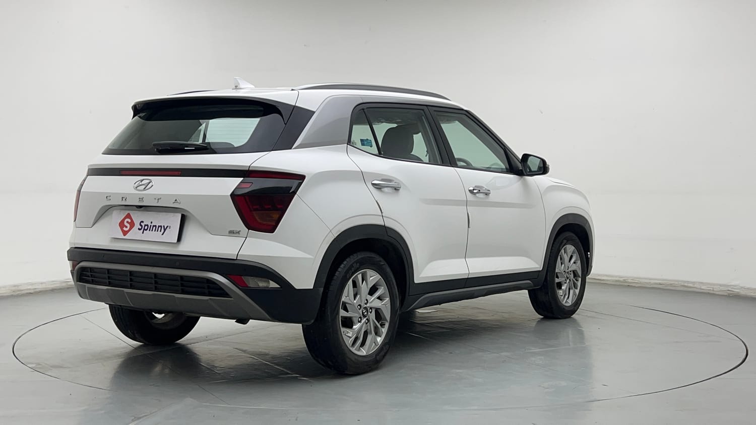 Used 2023 Hyundai Creta SX 1.5 Diesel Diesel Manual exterior RIGHT REAR CORNER VIEW