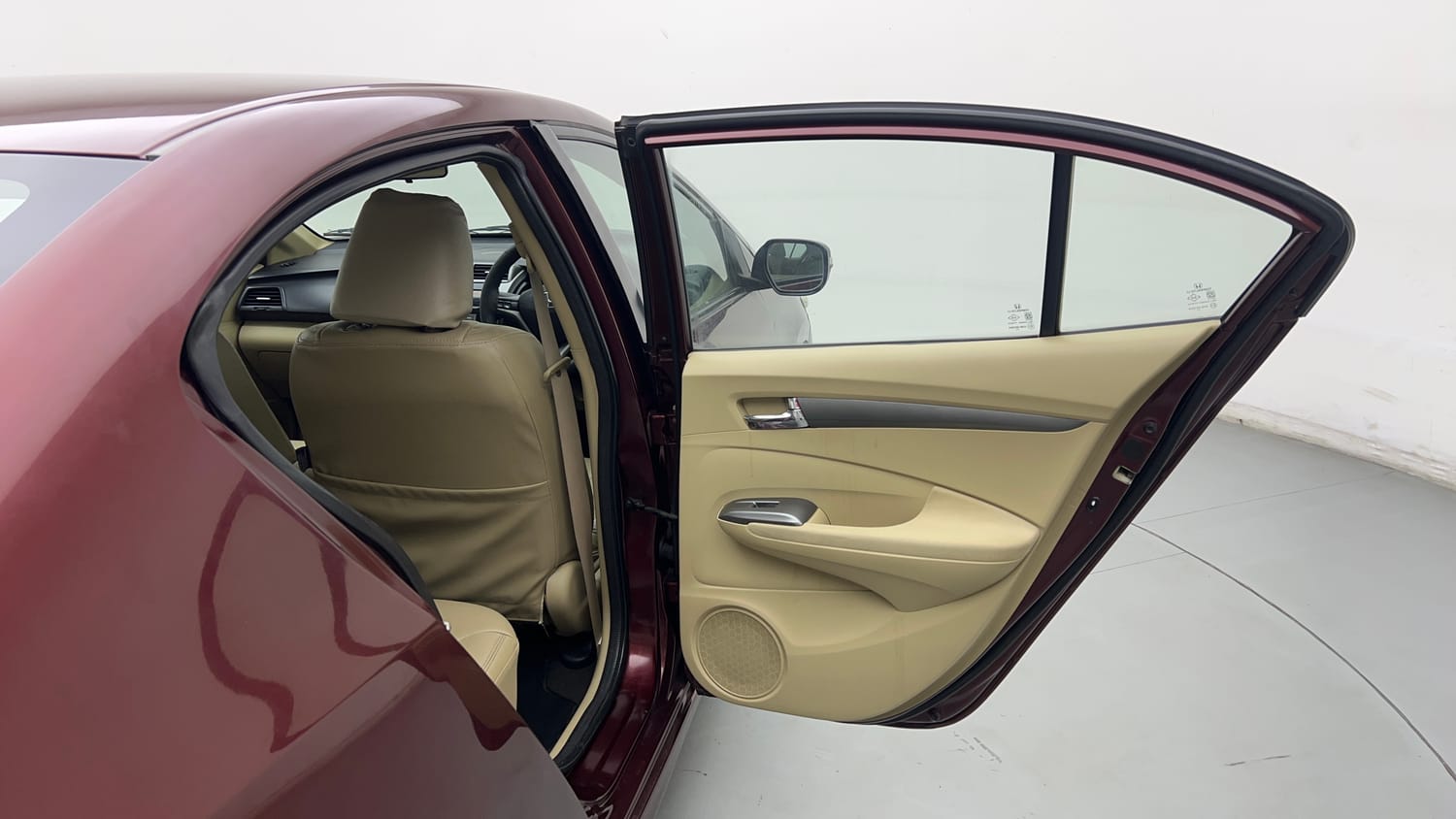 Used 2012 Honda City 1.5 V MT Petrol Manual interior RIGHT REAR DOOR OPEN VIEW