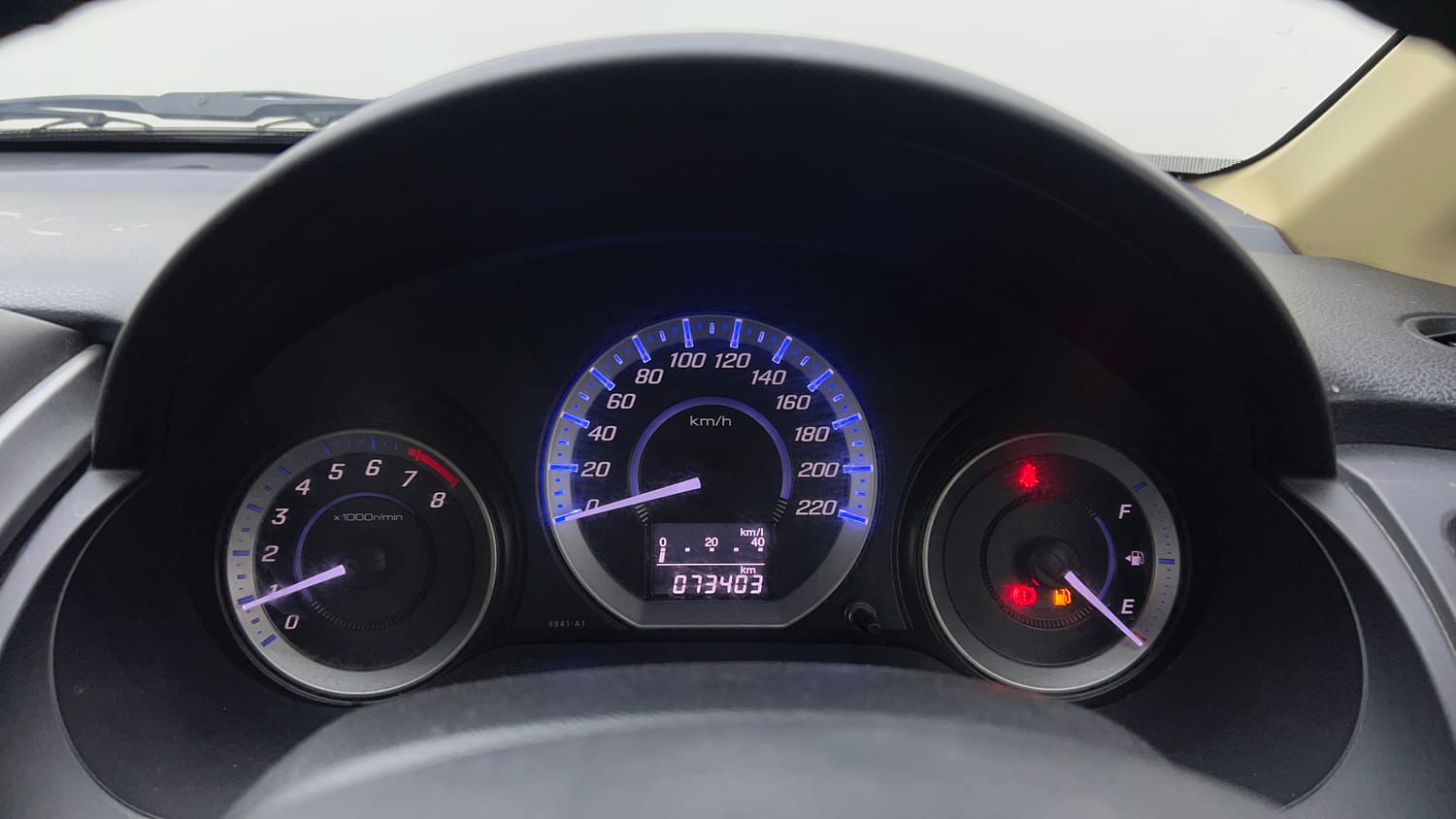 Used 2012 Honda City 1.5 V MT Petrol Manual interior CLUSTERMETER VIEW