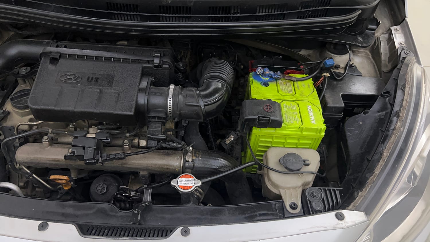 Used 2015 Hyundai Xcent SX 1.1 CRDi Diesel Manual engine ENGINE LEFT SIDE VIEW