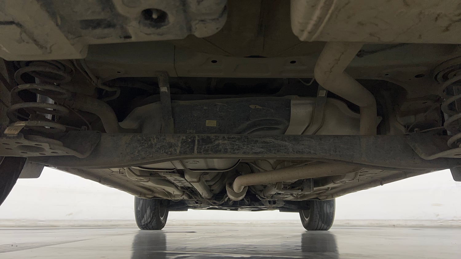 Used 2023 Hyundai Creta SX 1.5 Diesel Diesel Manual extra REAR UNDERBODY VIEW (TAKEN FROM REAR)