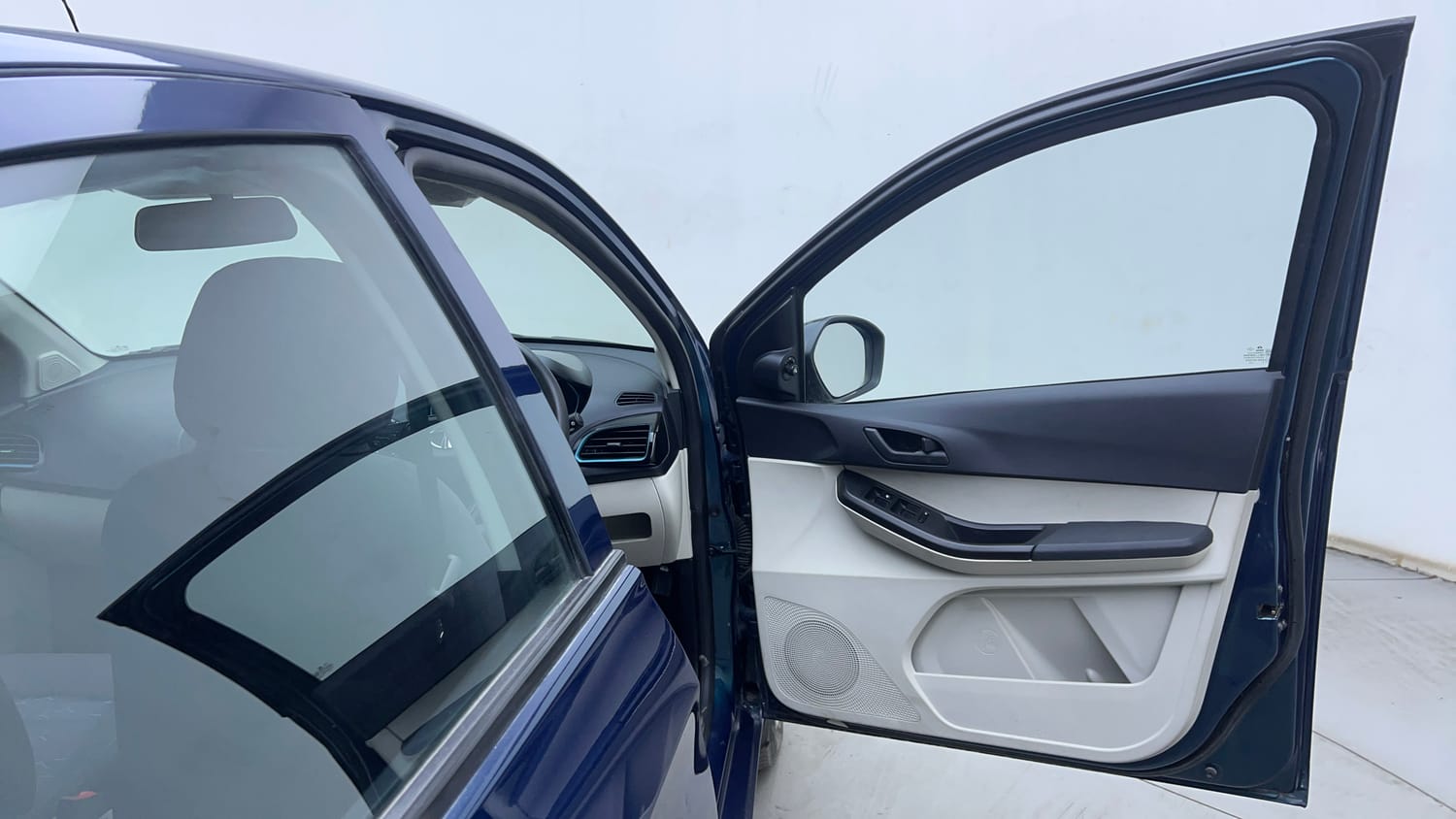 Used 2023 Tata Tiago EV XT Long Range Electric Automatic interior RIGHT FRONT DOOR OPEN VIEW