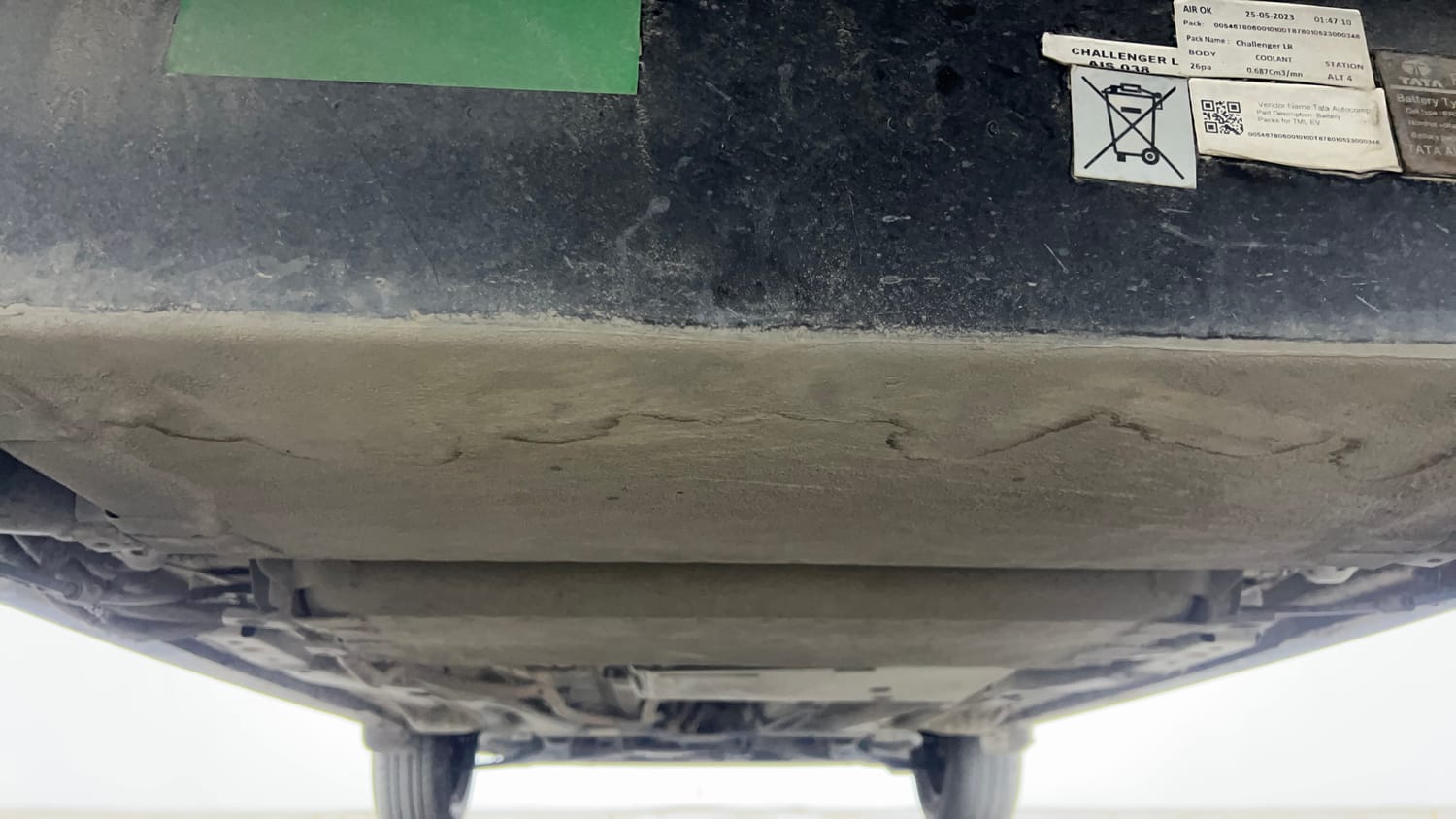 Used 2023 Tata Tiago EV XT Long Range Electric Automatic extra REAR UNDERBODY VIEW (TAKEN FROM REAR)