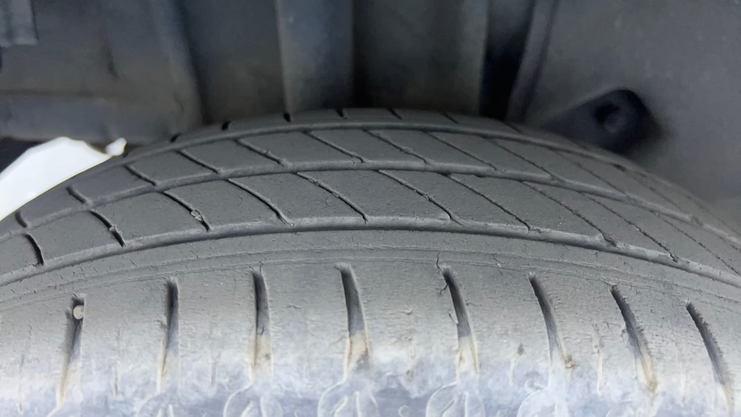 Used 2023 Tata Tiago EV XT Long Range Electric Automatic tyres RIGHT REAR TYRE TREAD VIEW