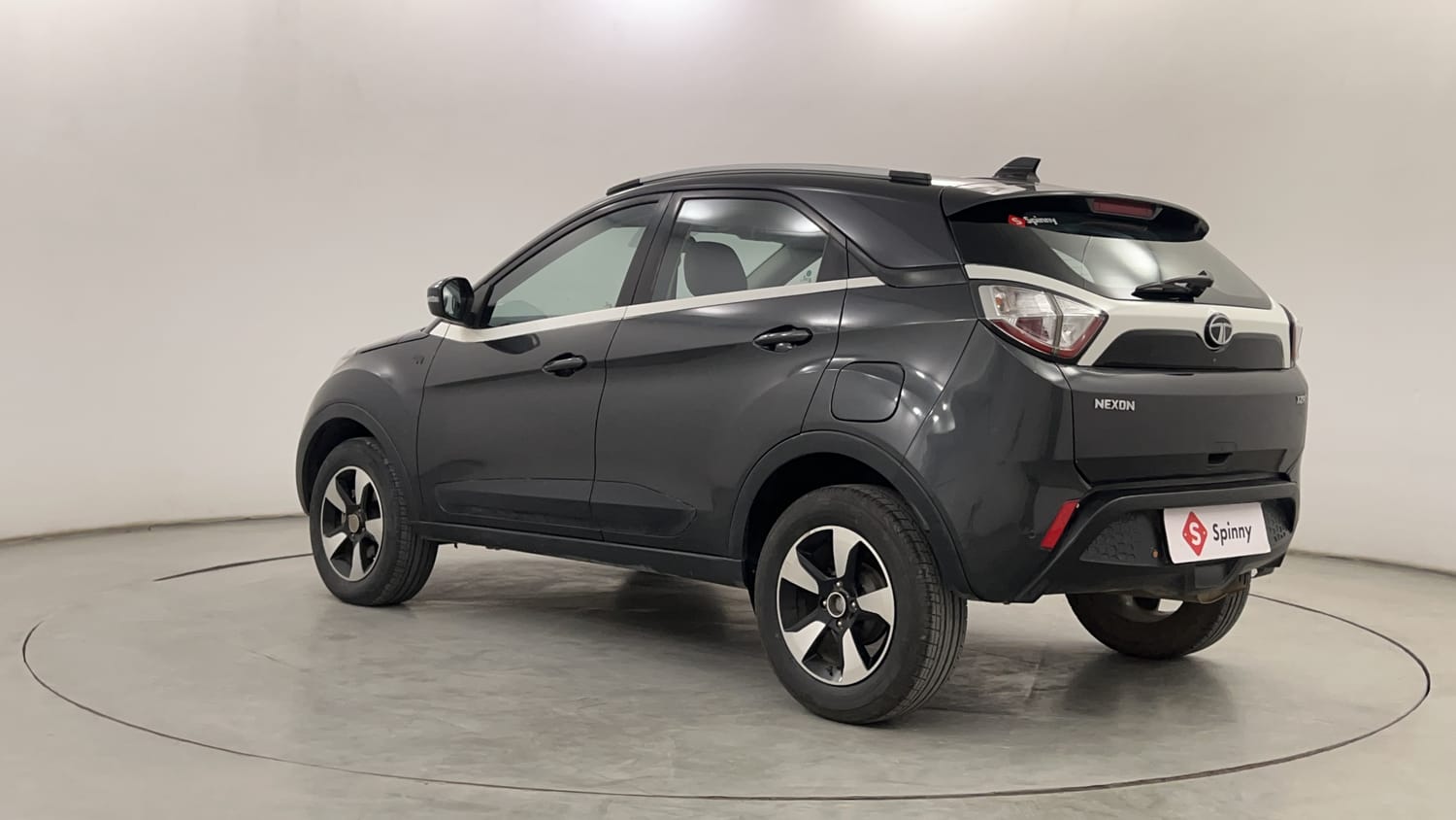 Used 2019 Tata Nexon XZA Plus Petrol Petrol Automatic exterior LEFT REAR CORNER VIEW
