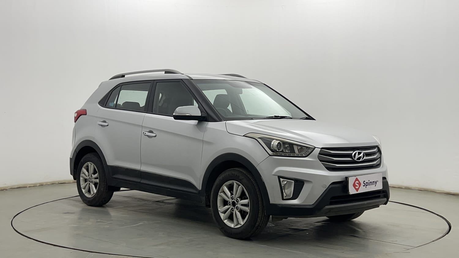 Used 2017 Hyundai Creta 1.6 SX Plus Petrol Petrol Manual exterior RIGHT FRONT CORNER VIEW